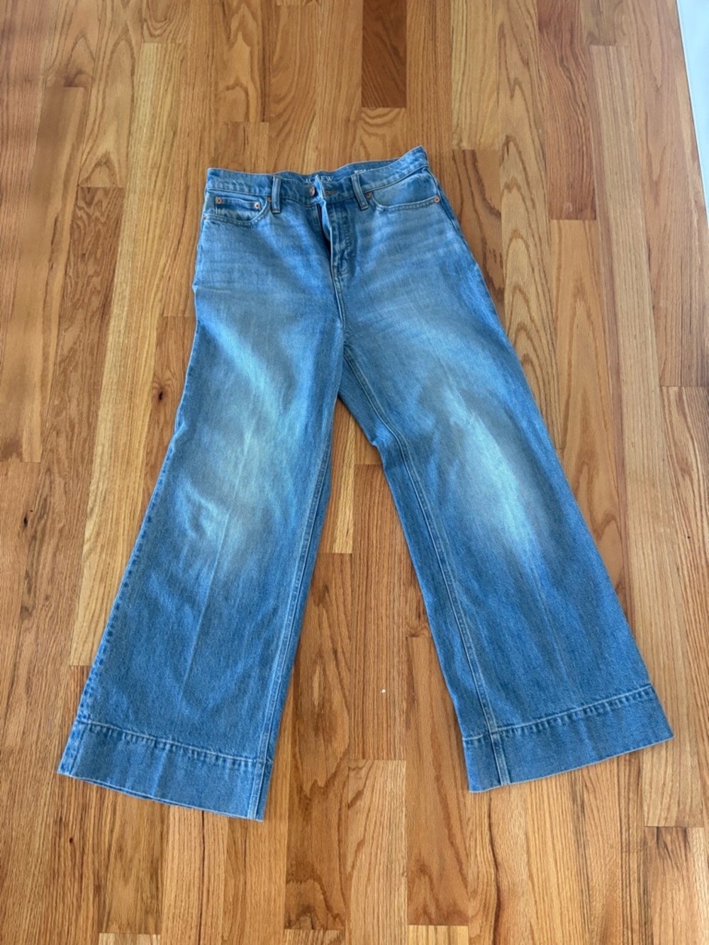 J. Crew Light Blue Wide Leg Jeans